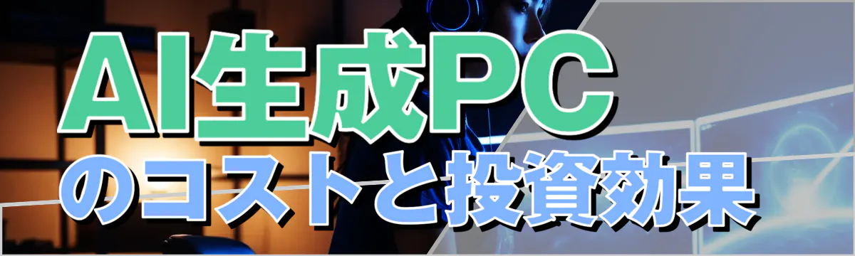 AI生成PCのコストと投資効果