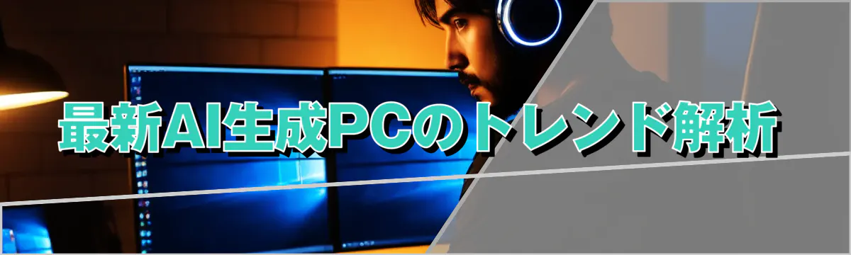 最新AI生成PCのトレンド解析
