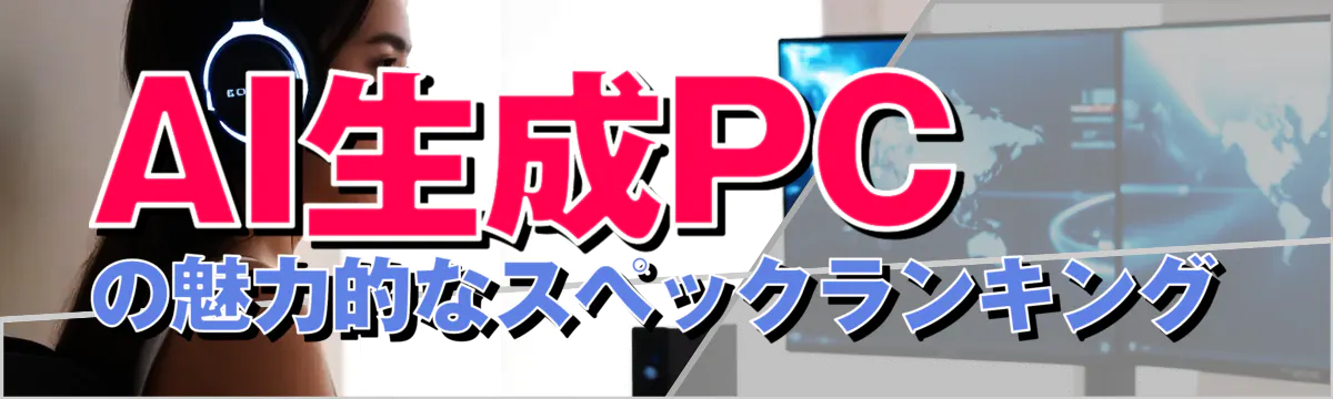 AI生成PCの魅力的なスペックランキング
