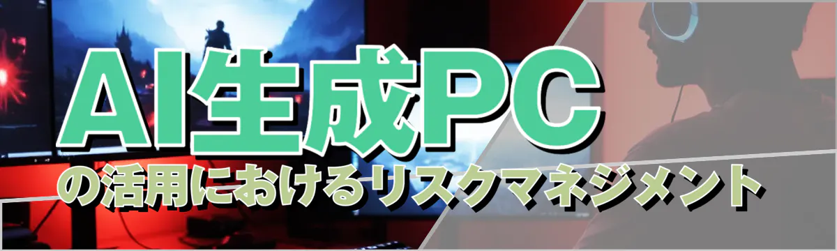 AI生成PCの活用におけるリスクマネジメント