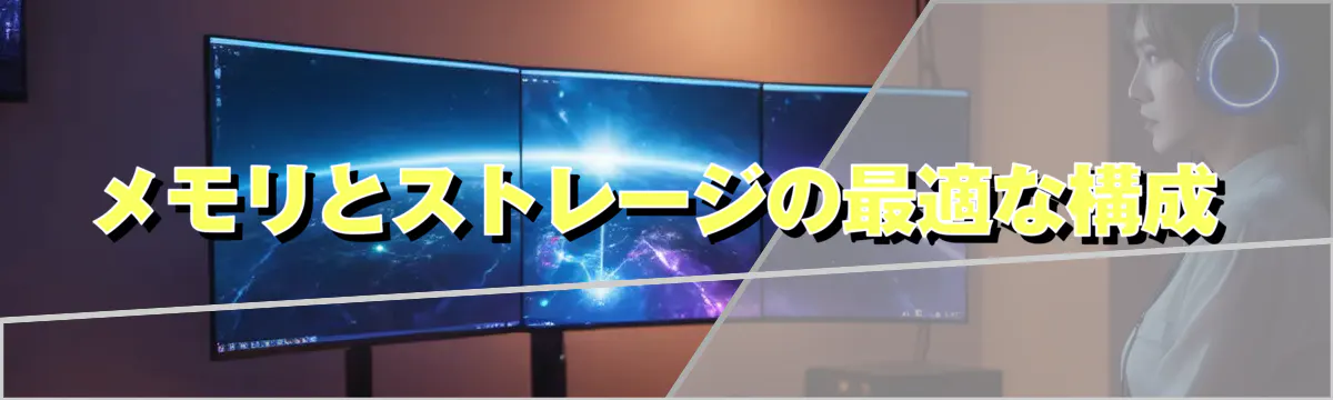 メモリとストレージの最適な構成