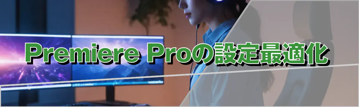 Premiere Proの設定最適化