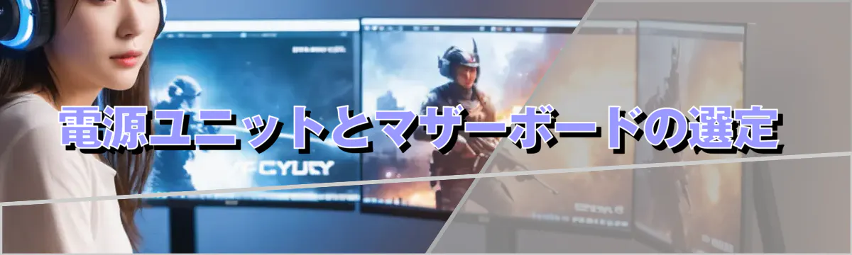 電源ユニットとマザーボードの選定