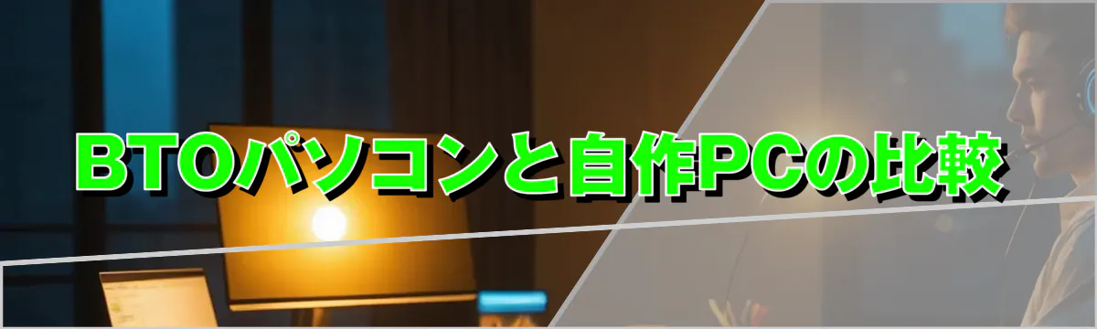 BTOパソコンと自作PCの比較