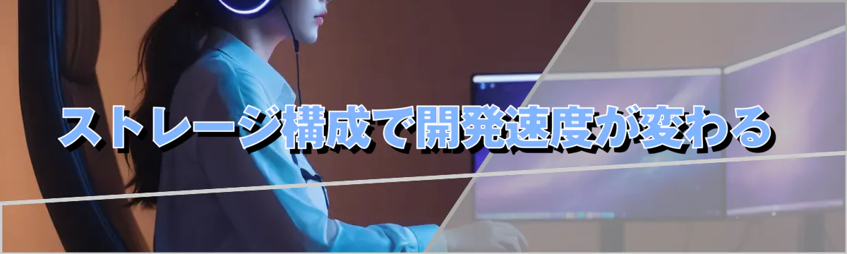 ストレージ構成で開発速度が変わる