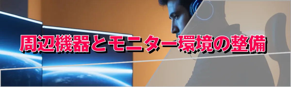 周辺機器とモニター環境の整備
