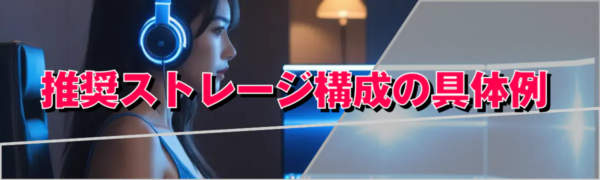 推奨ストレージ構成の具体例