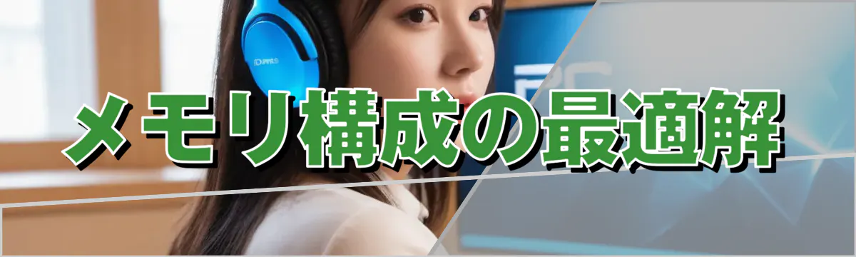 メモリ構成の最適解