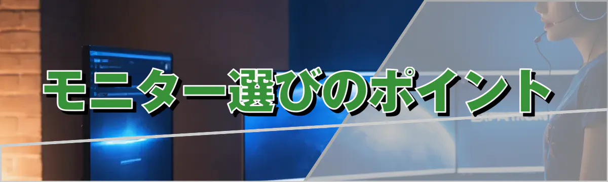 モニター選びのポイント